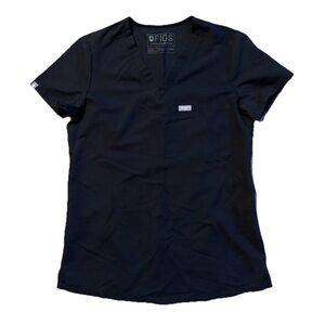 Figs XXS Women's Scrub Top Black